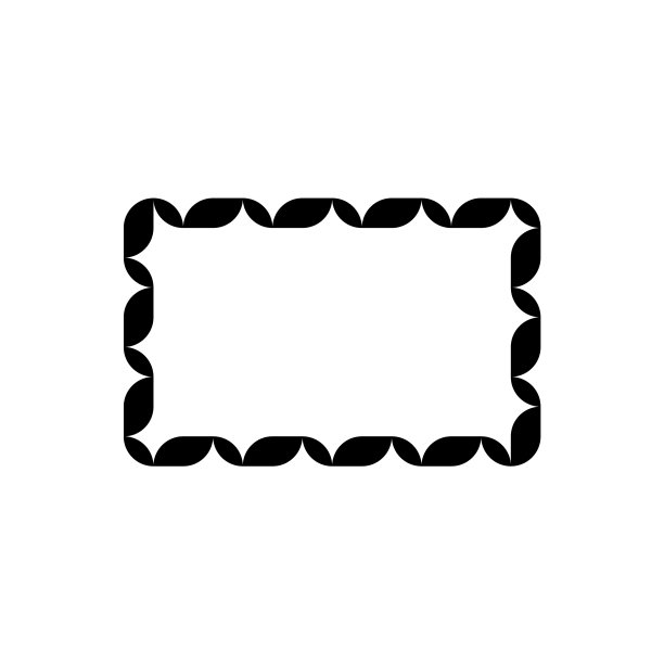 黑色装饰缎带框架盒图片下载