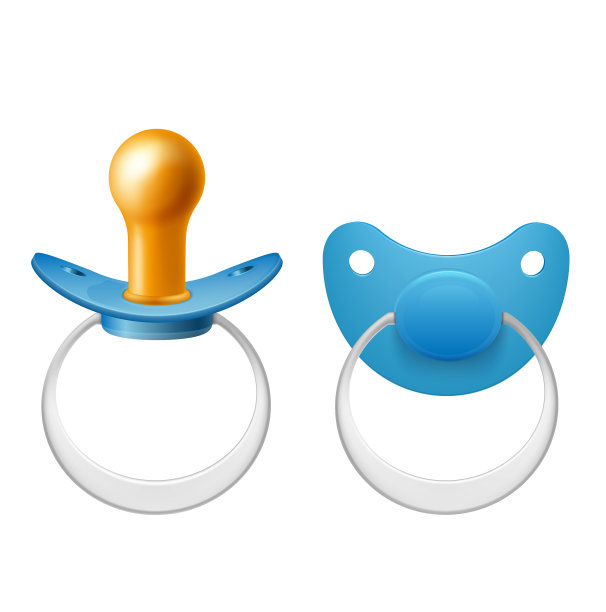 浸膏的现实设定乳胶安抚在蓝色图片下载