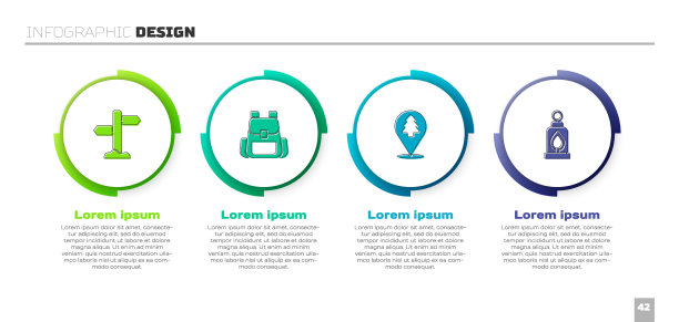 设置道路交通路标徒步背包图片下载
