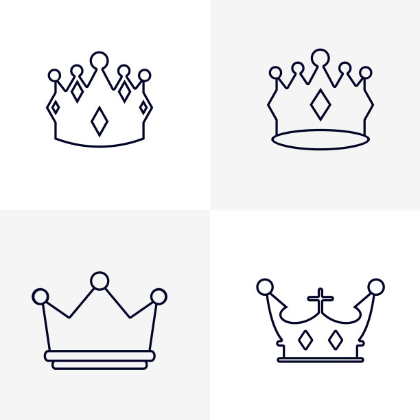 设置皇冠标志模板创意赌博图片下载