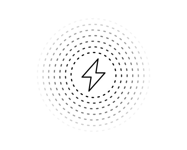 无线充电图标。时尚现代平面线性矢量无线充电图标，白色背景，细线人工智能，未来科技收集，轮廓矢量插图图片下载