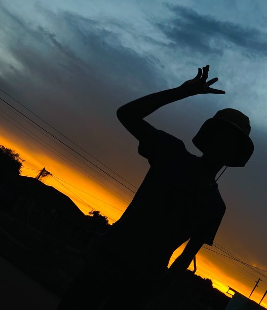 和平与日落图片下载