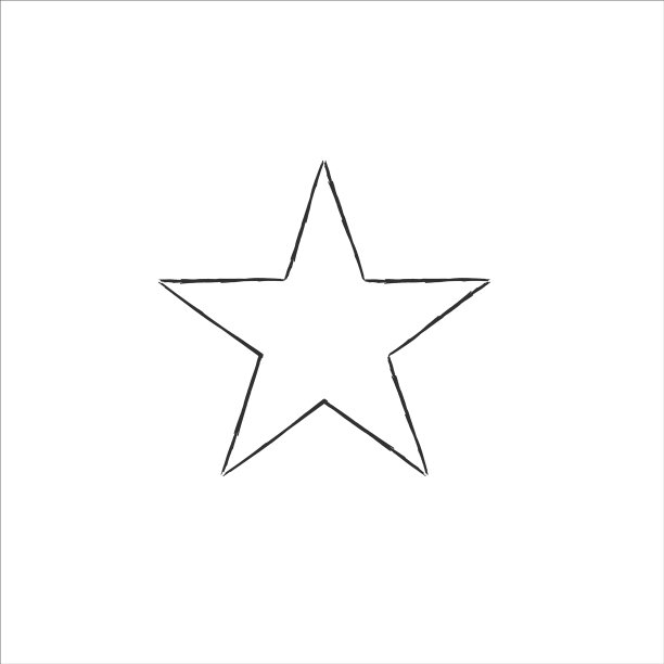 明星涂鸦图标手画明星股票孤立图片下载