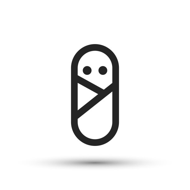 宝贝图标矢量元素的时尚设计。移动概念和网络应用的简单象形图。矢量线子图标孤立在白色背景上。图片下载