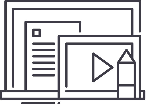 移动友好的图像图标线性隔离图片下载