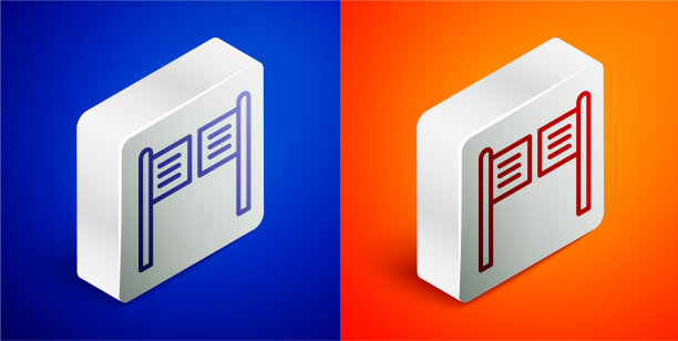 等距线老西餐厅摆动门图片下载