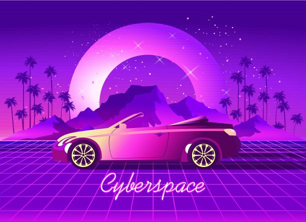 复古派对波浪车图片下载