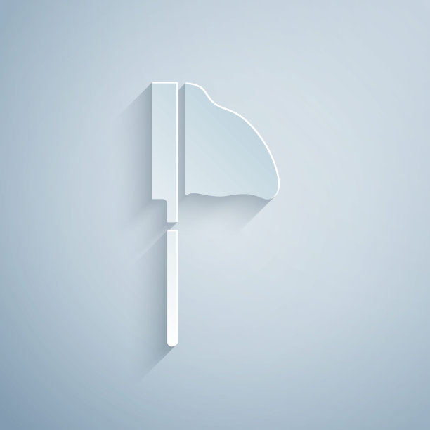 剪纸渔网与鱼图标孤立在灰色背景。纸艺术风格。向量图片下载