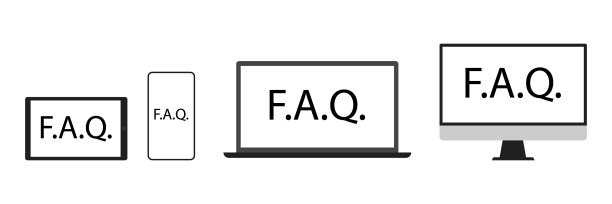 设备屏幕上的常见问题题词图片下载