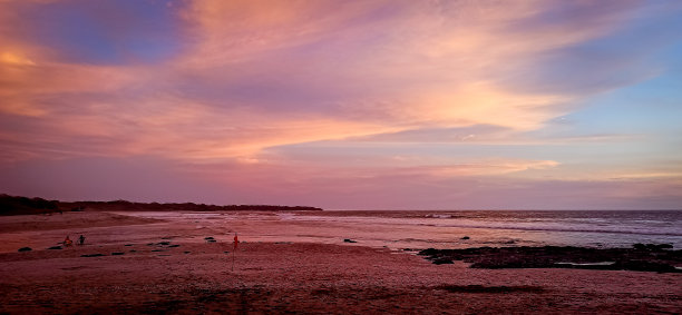日落海滩龙虾图片下载
