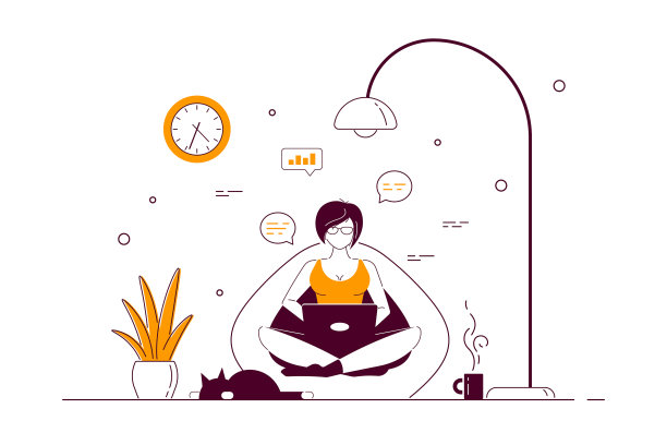 年轻女子坐在椅子包里，手提电脑图片下载