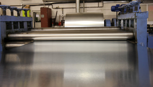 铝金属钢板生产图片下载