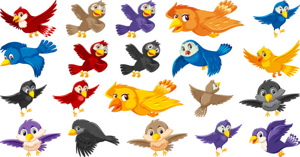 设定小鸟卡通人物图片下载