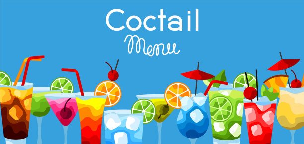 酒精鸡尾酒背景图片下载