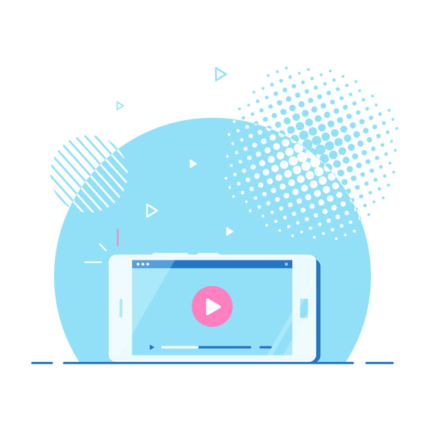 直播播客横幅设计扁平化风格图片下载