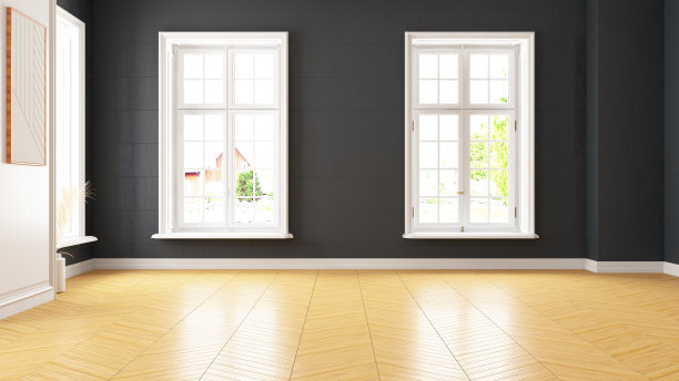 有窗户的空房间图片下载