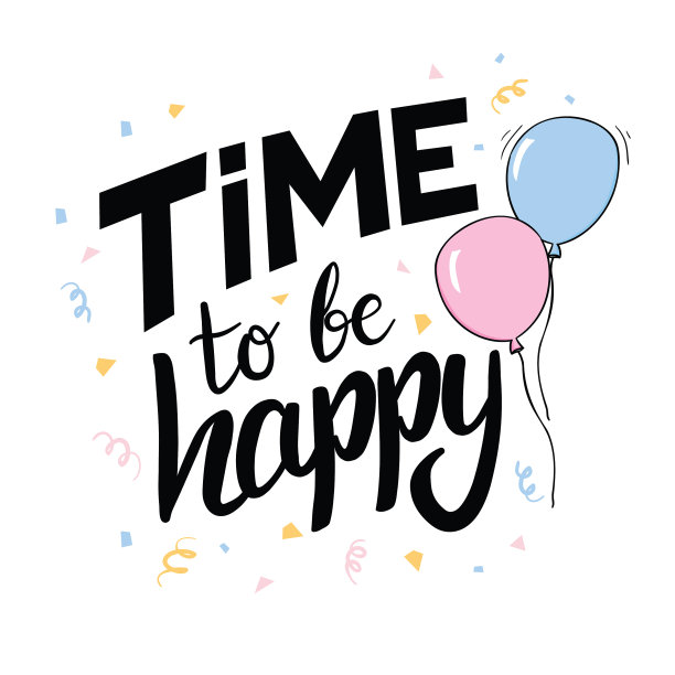 时间把快乐的字写为卡片图片下载