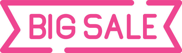 大减价的商业彩带刻字图片下载