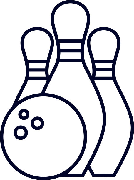 保龄球图标标志模板创意赌博图片下载