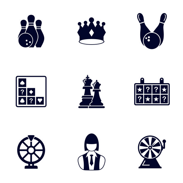 赌场图标标识模板创意赌博图片下载