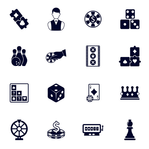 赌场图标标识模板创意赌博图片下载