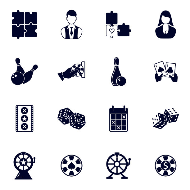 赌场图标标识模板创意赌博图片下载