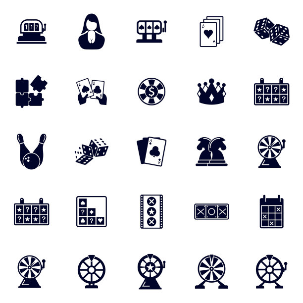 赌场图标标识模板创意赌博图片下载