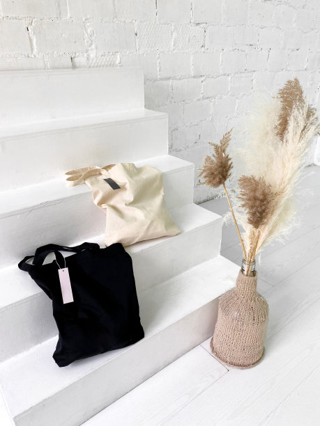 新的大手提袋或有空白标签的购物者图片下载