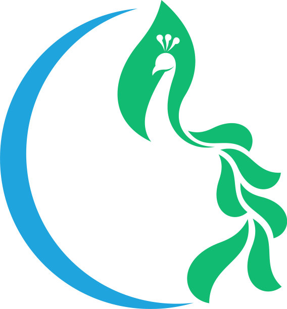 孔雀标志模板创意孔雀标志图片下载