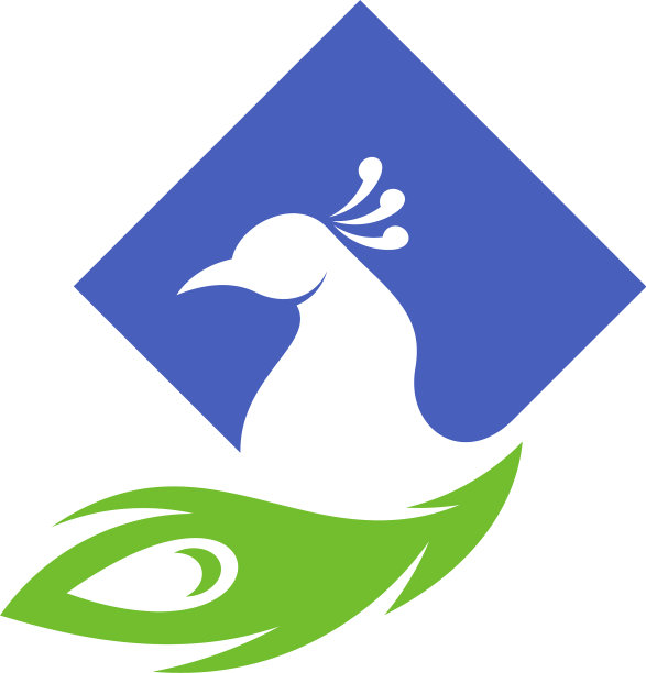 孔雀标志模板创意孔雀标志图片下载