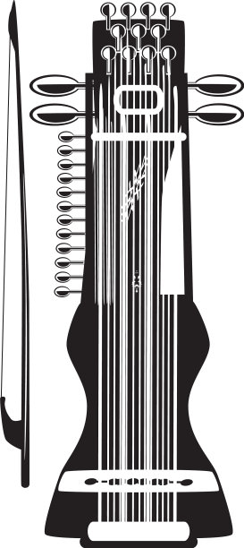 黑色和白色的印度莎兰吉图片下载