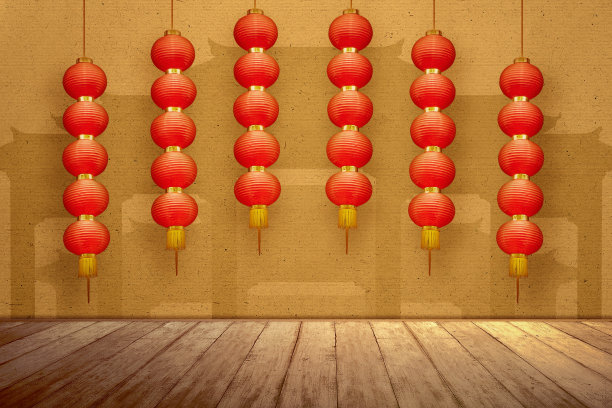 中国的灯笼挂图片下载