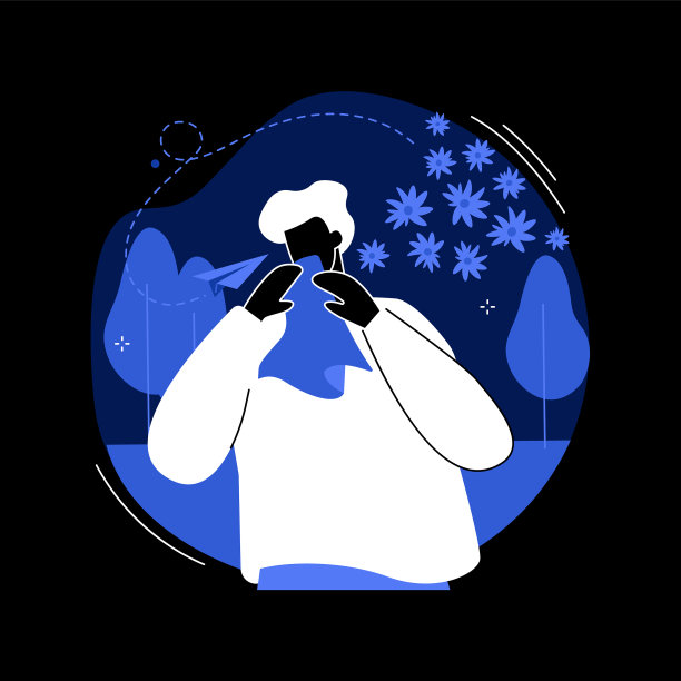 季节过敏抽象概念图片下载