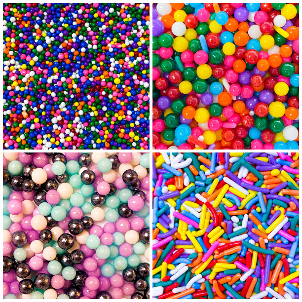 明亮多彩的糖果点缀图片下载