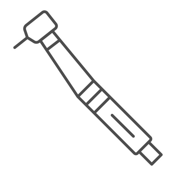 牙钻细线图标国际牙医图片下载