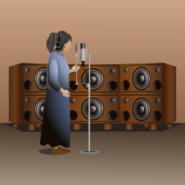 歌手录音图片下载
