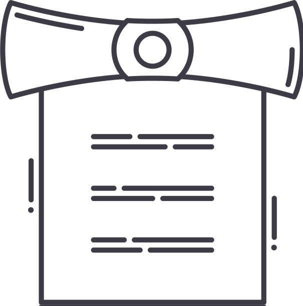 公文图标线性隔离薄图片下载