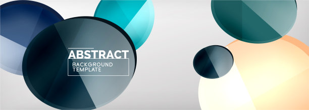 抽象光滑圆形背景图片下载