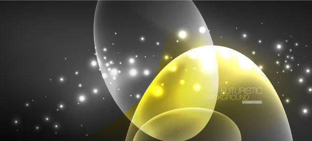 霓虹椭圆抽象背景闪亮明亮图片下载