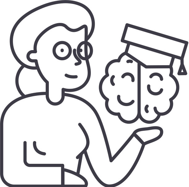 指导图标线性隔离薄图片下载