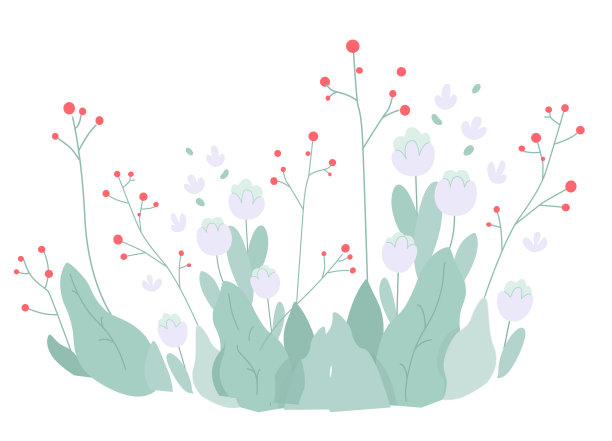 灌木丛盛开的花朵背景图片下载