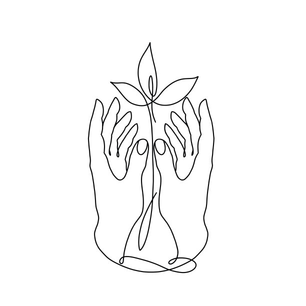 女性双手一线图片下载