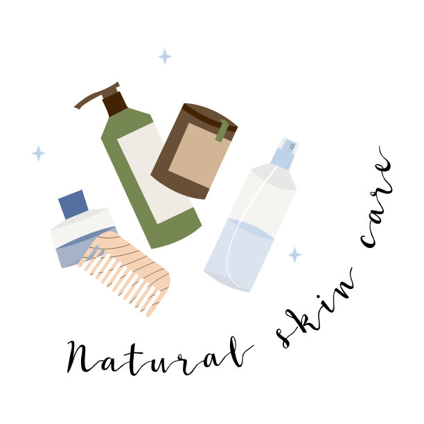 浴室配件，洗浴用品。牙齿清洁工具，天然护肤品，有机化妆品。浴室零废物，可重复使用产品。生态友好的生活方式。矢量平面卡通插图图片下载