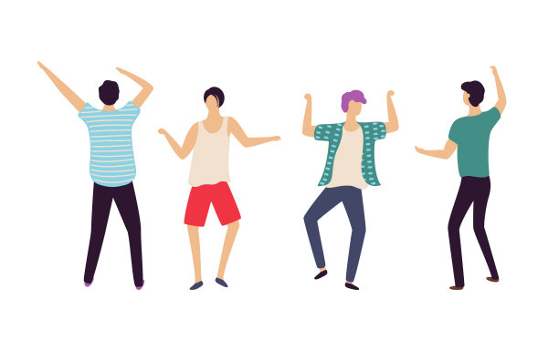 跳舞的人，俱乐部里的男人舞者俱乐部里的男人图片下载