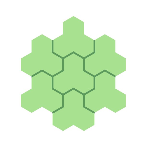 混凝土铺装块路面或砖面矢量图标设计。用于创建三六角图案。图片下载