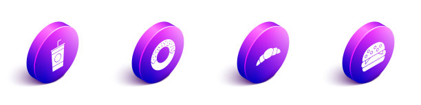 设置等距纸玻璃与稻草甜甜圈图片下载