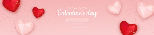 情人节销售背景用心。通用矢量背景海报，横幅，传单，卡片。图片下载