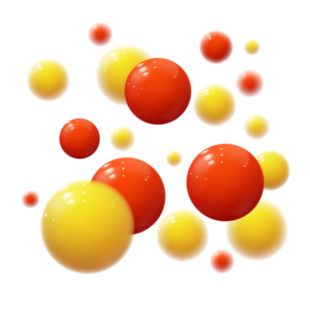 逼真的软球塑料泡沫光泽图片下载