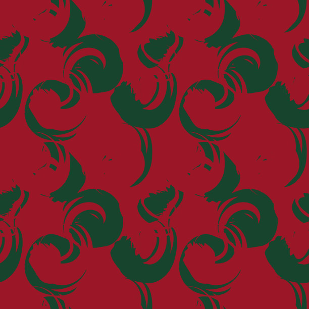 红色笔触无缝图案背景图片下载