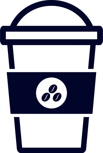 咖啡看电影偶像标志创意电影图片下载